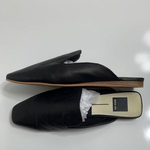 Dolce Vita BRIE Mule Women's Black Leather Flats